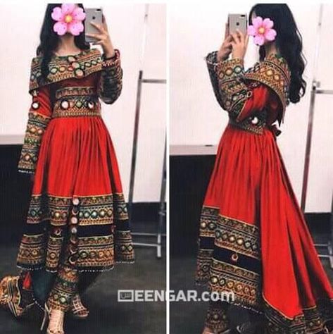 Indian Dresses Modern, Afghani Dress, Wide Dress, Afghani Clothes, Balochi Dress, Dress Designing, Funky Dresses, Afghan Fashion, Afghan Clothes