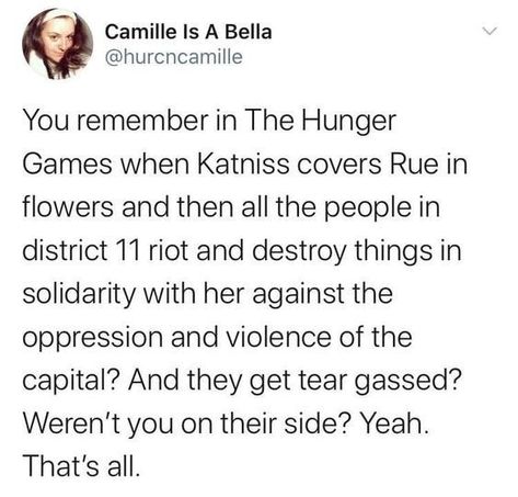 Rue Hunger Games, The Hunger Game, Mood Clothes, Human Decency, Dearly Beloved, Feminist Quotes, The More You Know, Faith In Humanity, The Hunger Games