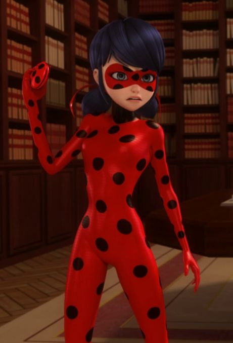 Red and black-spotted catsuit from Miraculous Ladybug Ladybug Pv, Ladybug E Catnoir, Ladybug Und Cat Noir, Ladybug Miraculous, Ladybug Wallpaper, Miraculous Wallpaper, Miraculous Ladybug Wallpaper, Ladybug Anime, Miraculous Ladybug Fanfiction