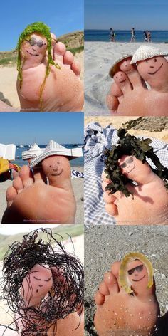 Funny Beach Photos, Fix Flip Flops, Fotos Ideas, Beach Humor, Games Diy, Beach Hacks, Classy Photography, Smiles And Laughs, Aesthetic Photos