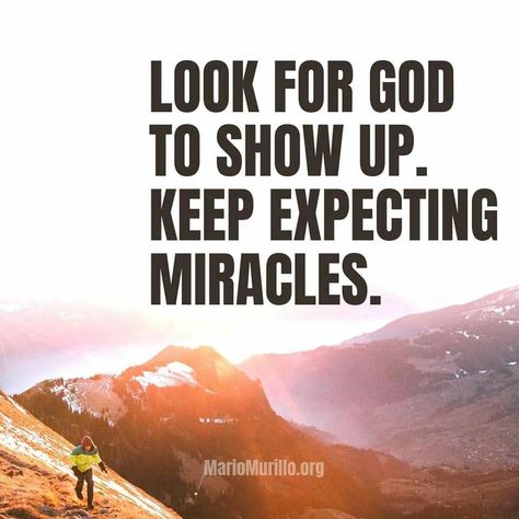 Miracles Quotes, Expect Miracles, God Is Able, Morning Affirmations, In God We Trust, Words To Remember, A Miracle, Daughter Of God, Show Up