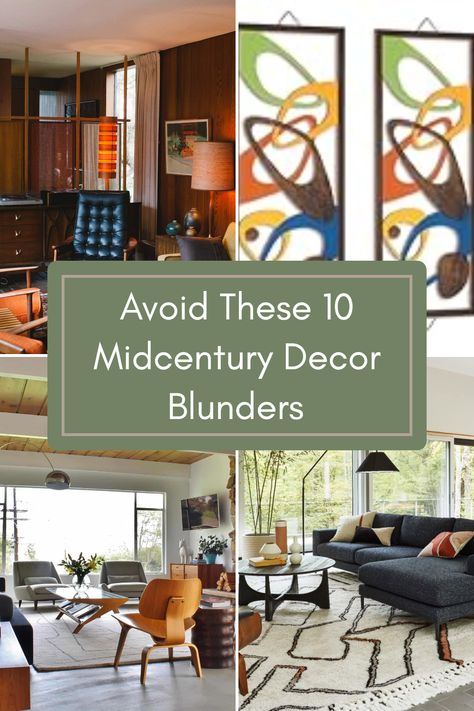 Transform your space into a chic midcentury haven by sidestepping these common decorating mistakes. From selecting the right furniture to balancing color and texture, we’ve got you covered! Discover practical tips for creating an engaging midcentury modern living room that reflects your style and personality. Whether it's using the right accents or knowing how to incorporate iconic design pieces; our guide includes expert advice to elevate your decor game. Perfect for both new decorators and seasoned pros—do it right and enjoy a stylish yet comfortable home lasting through the years! Historic Midcentury Home, Midcentury Glam Interior Design, Mid Century Millennial, Mcm Mixed With Traditional, Midcentury Modern Decorating, Dark Academia Meets Mid Century Modern, Mcm Shelf Decor, Mid Century Modern Bookshelf Styling, Mid Century Style Living Room