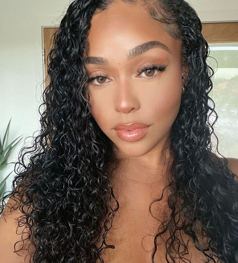 JORDYN Woods gave followers a front-row seat at her massage on Friday with a video of the nearly-nude affair. The clip of Kylie Jenner’s ex BFF started trending on social media after some of her more than 11 million fans started complimenting the 22-year-old on her figure. Treating herself near the end of the week, […] Jordyn Woods Makeup, Work Makeup, Jordyn Woods, Beyond Beauty, Nude Makeup, Favorite Hairstyles, Long Curly, Pretty Makeup, Natural Curls