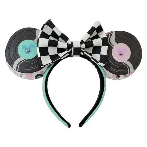 New Mickey And Minnie Date Night Loungefly Collection Coming Soon! 1950s Diner, White Spaces, Minnie Mouse Costume, Disney Theme Party, Mickey Mouse And Minnie Mouse, Retro Diner, Fandom Fashion, Mouse Ears Headband, Cute Headbands