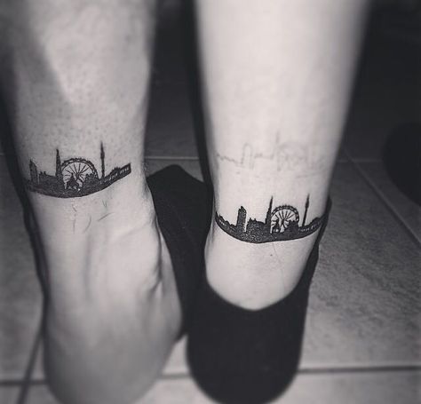 Vienna Skyline tattoo Vienna Skyline Tattoo, Rockstar Tattoo, Vienna Trip, Vienna Tattoo, Skyline Tattoo, Club Tattoo, C Tattoo, City Tattoo, Tattoo Prices