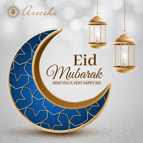 Areesha Jewelers wishes you all a very blessed Eid. Eid Mubarak  #eidmubarak #eidcelebrations #eid #celebrations #festival #festivemonth  #happyeid Eid Mubarak Status, Eid Mubarik, Eid Poetry, Eid Mubarak Wallpaper, Happy Mom Day, Eid Mubarak Images, Ramadan Poster, Eid Mubarak Greeting Cards, Shree Shyam