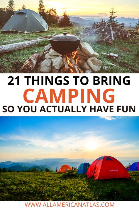 This ultimate camping packing list is a great way to make sure you don't leave anything behind. This is what to bring camping so you have a fantastic time. There are plenty of camping travel tips as well. Lake Camping Packing List, Things To Bring Camping Packing Lists, Things To Bring For Camping, What To Pack Camping, Things To Bring Camping, What To Bring Camping, Minimal Packing, Camping Uk, Camping Packing List