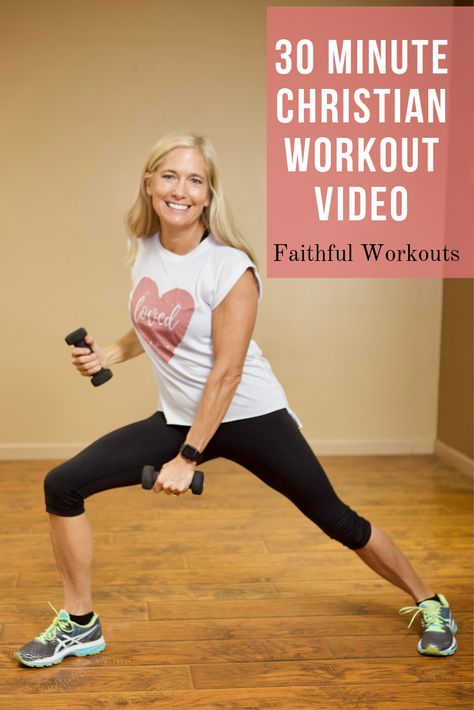 Faithful Workouts is a Christian fitness company that makes workout videos that include christian music and biblical encouragement. If you are looking for a workout that will strengthen your body and bring you closer to God, then give this 30 minute total body workout a shot! Faithful Workouts, Low Impact Exercise, Christian Workout, Christian Athletes, Exercise Video, Christian Fitness, Posture Exercises, Workout Training Programs, Biblical Encouragement