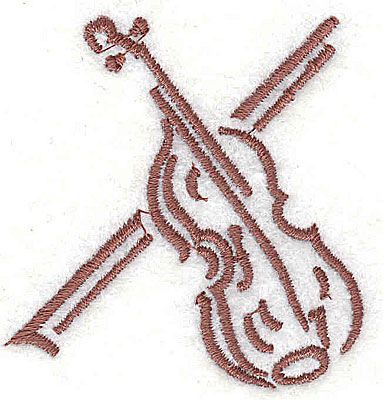 Violin Embroidery, Violin Bow, Music Machine, Music Design, Machine Embroidery Patterns, Embroidery And Stitching, Musical Instrument, Embroidery Projects, Machine Embroidery Design