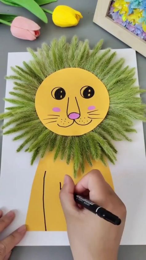 cutcutefunny | Painting the diy bird 🐦🐦🐦 📷Panduro #diycraftsforkids #diytoys #toysfortoddlers #funathomewithkids #kidsactivityathome #kidcreate… | Instagram Easy Preschool Crafts, Lion Craft, Bee Themed Classroom, Coconut Shell Crafts, Easy Art For Kids, Easy Toddler Activities, Construction Paper Crafts, Instagram Painting, Toddler Arts And Crafts