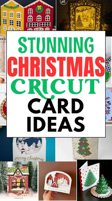 Here you'll find the best ideas for Cricut Christmas cards for holidays. These adorable and creative DIY Cricut cards are perfect for everyone on your list. With the help of your Cricut machine, you can create beautiful and customized Christmas cards that will make your friends and family smile. Cricut Christmas Cards Ideas, Cricut Card Ideas, Cricut Projects Christmas, Cricut Christmas Cards, Cricut Birthday Cards, Merry Christmas Font, Christmas Fonts Free, Cricut Christmas Ideas, Cricut Birthday