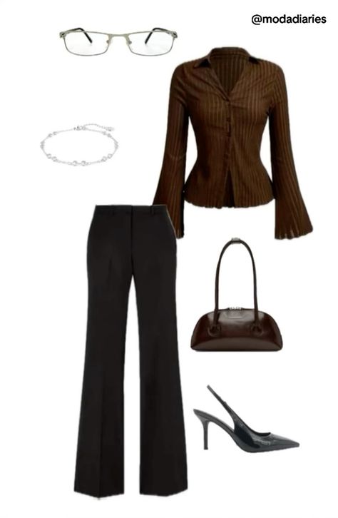 Office siren inspired outfit 6th Form Outfits, Sixth Form Outfits, Cute Professional Outfits, Downtown Outfits, Professional Outfits Women, Stylish Work Attire, Corporate Outfits, Stylish Work Outfits, Mode Inspo