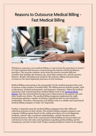 When the medical companies start outsourcing their medical billing work to the medical billing Illinois, then the concentration becomes more improvised on the patient care and other health care duties. #medical #billing #services #online #business The Patient, Medical Billing, Patient Care, Illinois, Online Business, Health Care, Medical, Health