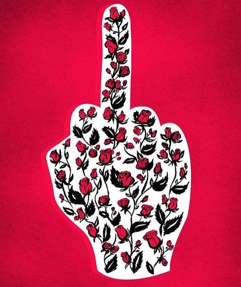 roses middle finger red Valentines Day, Valentines, Flowers, Red, White, Black, Valentine's Day