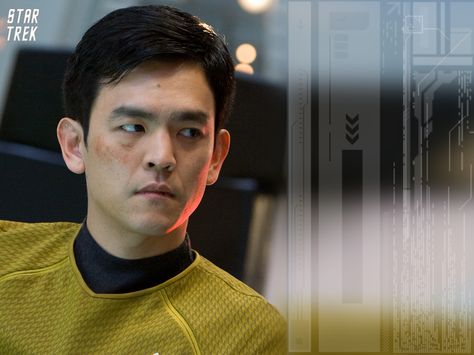 Current films' Hikaru Sulu. Sulu Star Trek, New Star Trek Movie, Hikaru Sulu, Star Trek Theme, John Cho, Star Trek Reboot, Film Star Trek, Star Trek 2009, New Star Trek