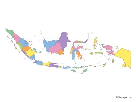 Multicolor Map of Indonesia with Provinces | Free Vector Maps Outline Format, Background Ppt, Mind Map Design, Physical Map, Fav Place, Birthday Cake Topper Printable, Map Vector, Mind Map, Wallpaper Downloads