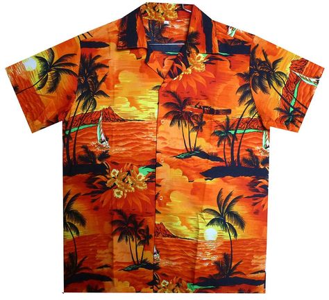 Funky Hawaiian Shirt, Surf, orange, L at Amazon Men’s Clothing store: Price Range, Hawaiian Print, Mens Hawaiian Shirts, Size Charts, Ties Mens, Shirt Men, Picture Gallery, Hawaiian Shirt, Men Short Sleeve