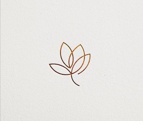 Minimal Lotus Tattoo, Minimalist Lotus Tattoo, One Line Tattoo, Lotus Logo, Spa Logo, Lotus Tattoo, Flower Logo, Simplistic Tattoos, Beauty Logo