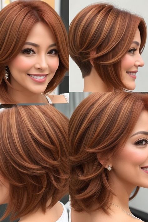 hairstyle how tos Medium Red Hair, Merlot Hair Color, Curly Bobs, 1980s Hair, Summer Hair Trends, Wow Hair Products, Copper Balayage, Extension Hair, Graduation Hairstyles