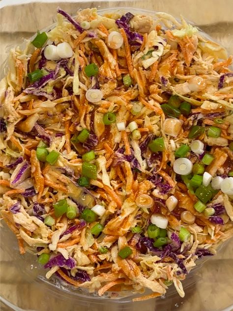 Buffalo Chicken Slaw Buffalo Coleslaw Joy Bauer, Joy Bauer Buffalo Chicken Slaw, Joy Bauer Buffalo Coleslaw, Buffalo Chicken Coleslaw, Chicken Coleslaw Wrap, Buffalo Chicken Slaw, Buffalo Chicken Slaw Joy Bauer, Coleslaw Meal Ideas, Coleslaw Chicken Salad