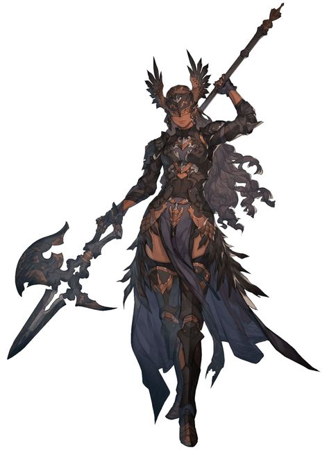 Female Armor, Female Knight, Knight Art, Black Characters, Square Enix, Fantasy Armor, Female Character, 판타지 아트, Female Character Design