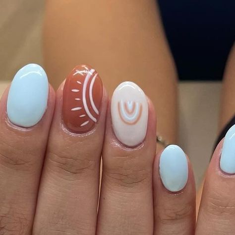 Baby Boy Nail Ideas, Baby Shower Nails Boy, Baby Boy Nails, Luminary Nails, Baby Shower Nails, Adorable Nails, Russian Manicure, Country Nails, Summery Nails