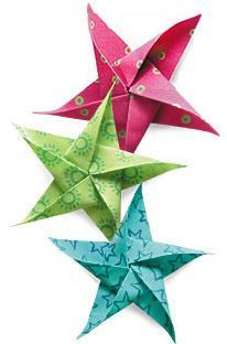 Fabric Origami Stars Origami Fabric, Origami Christmas Ornament, Fabric Christmas Decorations, Origami Ornaments, Christmas Fabric Crafts, Butterfly Fabric, Stars Fabric, Fabric Origami, Christmas Sewing Projects