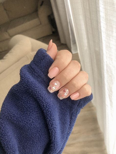 Nude Coffin Nails, Baby Pink Nails Acrylic, Nails With Butterfly, Neutral Nails Acrylic, Image Nails, Natural Nail Designs, Butterfly Nails, Long Acrylic Nail Designs, Short Coffin