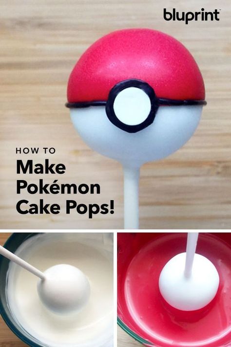 Pokeball Cake Pops, Pokemon Cake Pops, Pokeball Cake, Pokémon Cake, Pokemon Themed Party, Pokemon Cake Topper, Pokemon Birthday Cake, Cauldron Cake, Pokemon Cake