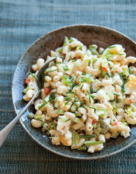 Old Fashioned Macaroni Salad with Sweet Pickles | Williams-Sonoma Taste Recipe With Pickles, Pickle Pasta Salad Recipe, Pickle Pasta Salad, Pickle Pasta, Creamy Macaroni Salad, Easy Macaroni Salad, Easy Macaroni, Macaroni Salad Recipe, Best Pasta Salad