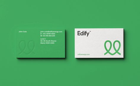 Ascend eschews energy branding tropes with Edify's visual refresh Energy Branding, Business Card Design Minimal, Bawah Air, Name Card Design, Visiting Card Design, 카드 디자인, Youtube Logo, Web Design Agency, Visiting Cards