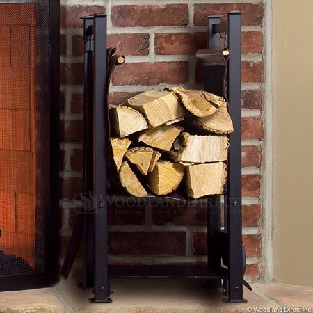 Log Rack Carrier and Tool Set | WoodlandDirect.com: Fireplace Tools #LearnShopEnjoy Hearth Stone, Firewood Racks, Log Carrier, Black Fireplace, Firewood Rack, Log Holder, Firewood Storage, Fireplace Tool Set, Wood Rack