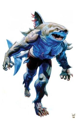 wereshark -- shark man Shark Man Art, Humanoid Shark, Fantasy Shark, Shark Folk Dnd, Shark Monster, Fantasy Shark Monster, King Shark, Shark Man, Shark Art