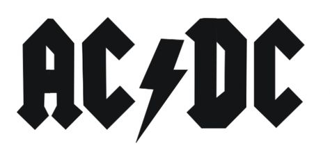 Finally comes the iconic AC DC logo most people are familiar with. This logo  first appeared on the cover of the group's fourth album Let There Be Rock. Band Logo Design, Acdc Logo, Ac Dc Band, Rock Band Logos, Rock Face, Top Music, Logotype Design, Music Logo, Band Logos