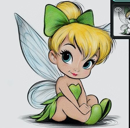 Tinker Bell Drawing, Baby Tinkerbell, Rosetta Fairy, Tinkerbell Drawing, Tinkerbell Tattoo, Periwinkle Fairy, Disney Stencils, Animal Sketches Easy, Tinkerbell Pictures