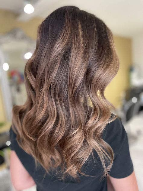 Expensive Brunette Highlights, Foilayage Brunette, Foilayage Hair, Haircolor Ideas, Brunette Balayage, Brunette Highlights, Balayage Brunette, Ombre Balayage, Balayage Hair