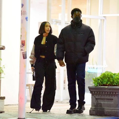 Lori Harvey Hair, Date With Boyfriend, Damson Idris, Los Angeles Restaurants, Jordan Ones, Lori Harvey, Hold Hands, Michael B Jordan, With Boyfriend