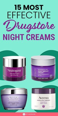 Best Cosmetics Products, Drugstore Night Cream, Best Cream For Face, Diy Night Cream Anti Aging, Night Cream For Oily Skin, Nightcream Skincare, Night Time Moisturizer, Best Drugstore Products, Night Face Cream