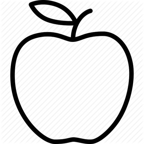 http://clipart-library.com/clipart/clipart/dT9rbpRyc.htm Apple Outline Tattoo, Drawing Of Apple, Apple Outline, Line Template, Apple Sketch, Apple Clip Art, Newborn Books, Apple Tattoo, Kids Christmas Coloring Pages