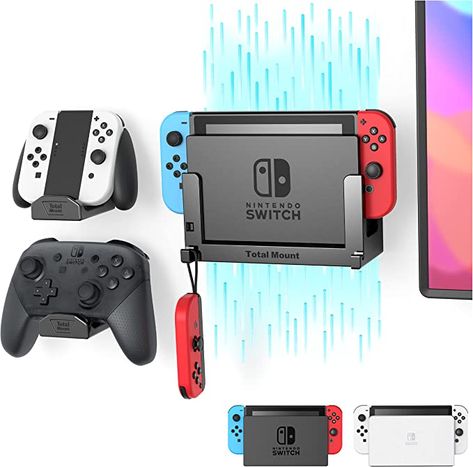 Amazon.com: TotalMount for Nintendo Switch (Mounts Nintendo Switch on wall near TV) : Video Games Home Office 2023, Entry Patio, Office 2023, Living Room Entry, Window Cleaning, Mounted Tv, Wall Mounted Tv, Trending Products, Cleaning Schedule