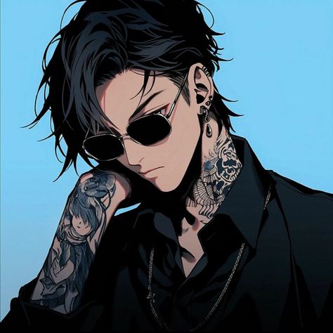 Tomboy Art, Boy Illustration, Hottest Anime Characters, Dark Anime Guys, Boy Tattoos, Modern Fantasy, People Illustration, Digital Art Anime, Character Design Male