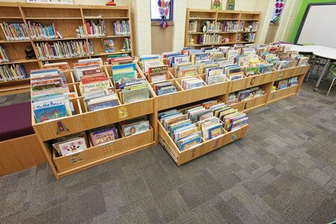 #picture #book #picturebook #organization #library #display #elementary #school #early #readers Library Layout, Library Furniture Design, Library Makeover, Library Renovation, Library Design Ideas, Library Shelving, School Library Design, Library Desk, School Library Displays