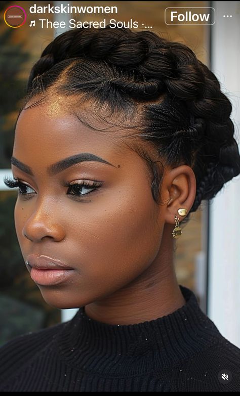 Corporate Hairstyles Women Black, Braidout Hairstyles On Natural Hair, Loc Tutorials, Natural Hair Buns, Island Hair, Elegance Hair, Halo Braids, New Hair Look, Gorgeous Braids