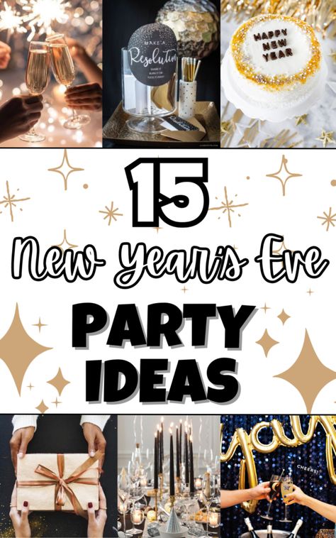 15 Fun New Year’s Eve Party Ideas - Lauren Erro New Years Eve Favors Diy, New Year’s Eve Party Favors, New Years Eve Gifts, Party Stations, Spa Gift Card, Soda Bar, Party Bowls, Party Prizes, Wine Glass Markers