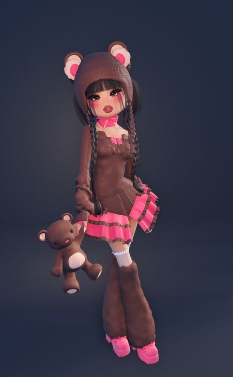 Kawaii Theme, Fancy Dress Code, Kawaii Coquette, Teddy Bear Clothes, Baddie Outfits Ideas, Theme Dress, Bear Outfits, Royal Outfits, Kawaii Dress