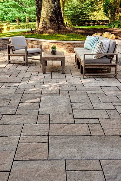 Blu 60 Slate - Patio Slabs | Techo-Bloc Stone Entrance, Garden Slabs, House Terrace, Patio Blocks, Patio Stone, Traditional Patio, Slate Patio, Terrace Floor, Terrace Ideas