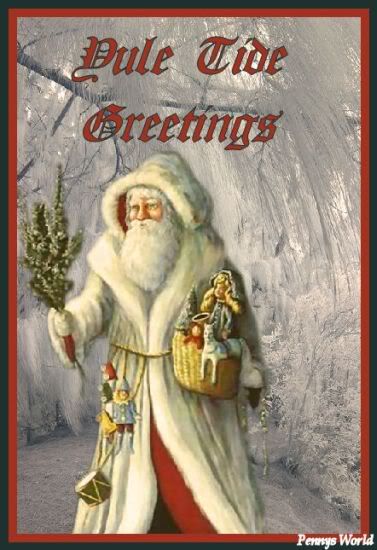 Yule Tide Greetings... Happy Yuletide, Yule Art, Happy Yule, Celtic Calendar, Pagan Inspiration, Yule Traditions, Yule Tide, Yule Goat, Xmas Printables