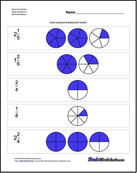 Graphic Fraction Worksheets Draw the Fraction Mixed 2! Graphic Fraction Worksheets Draw the Fraction Mixed 2 Fractions Worksheets Grade 4, Mixed Fractions Worksheets, Maths Fractions, Fraction Addition, Addition Of Fractions, Mixed Fractions, Simple Fractions, Addition Worksheet, Fractions Worksheets