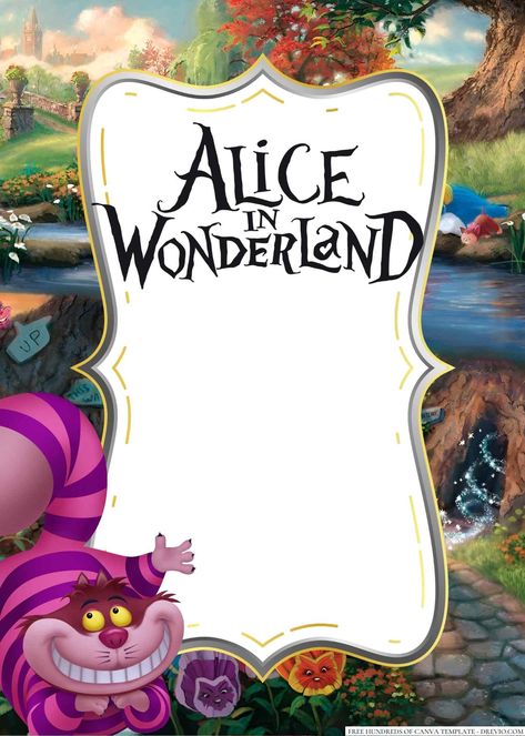 FREE Alice in Wonderland Baby Shower Invitations Templates Check more at https://www.fridf.com/free-alice-in-wonderland-baby-shower-invitations/ Colorful Candy Buffet, Alice In Wonderland Background, Wonderland Party Invitations, Baby Shower Invitations Templates, Alice In Wonderland Invitations, Alice In Wonderland Diy, Alice In Wonderland Illustrations, Alice In Wonderland Disney, Wonderland Birthday