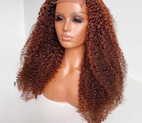 5x5 Lace Closure Wig, Deep Wave Wig, Dark Auburn, Black Hair Extensions, Brown Copper, Curly Human Hair Wig, Wave Wig, Triple H, African American Hairstyles